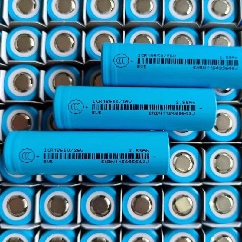 50 a 99 Células EVE 18650 2600mAh 3C - 1000 Ciclos [PRODUTO ORIGINAL]